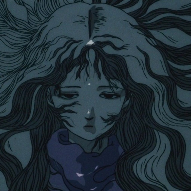 long hair anime girl